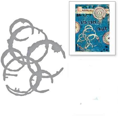 

Circle Link Frame 2019 New Gift Metal Cutting Dies Stencils DIY Scrapbooking Stamp/photo album Decorative Embossing Paper Cards