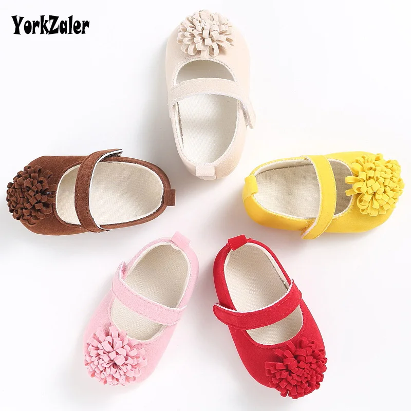 

Yorkzaler Summer Baby First Walker For Girl 2018 Solid Floral 4 Color Toddler Canvas Shoe Spring Autumn Casual Infant Footwear