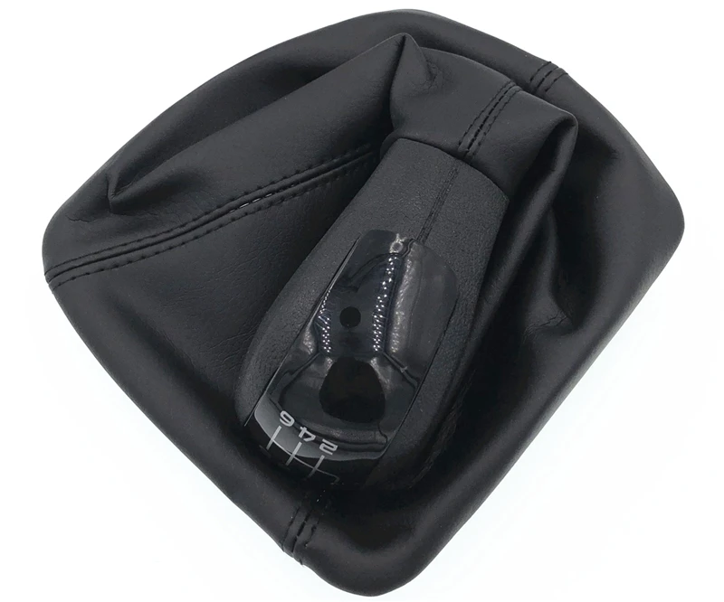 6 скоростей, ручная рукоятка для рычага переключения передач, ручка, черный Гетр, крышка для багажника, чехол для Skoda Octavia 2 A5 2004-2010