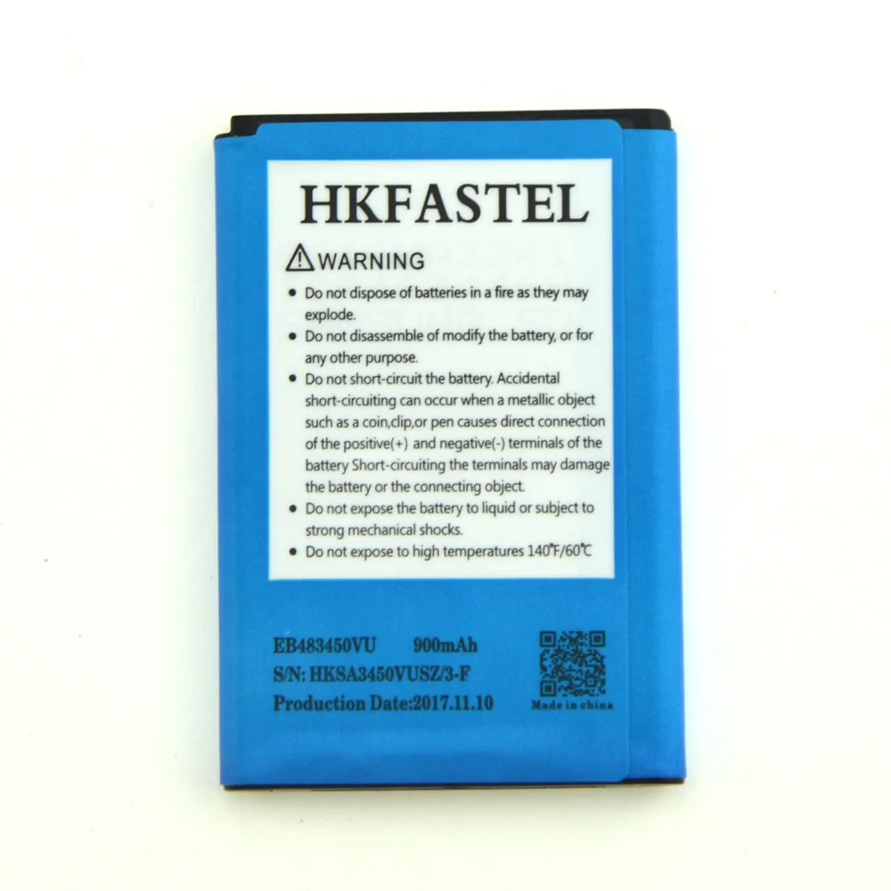 Аккумулятор HKFASTEL EB483450VU для Samsung C3630 C3230 C5350 C3752|battery for samsung|battery forbattery mobile |