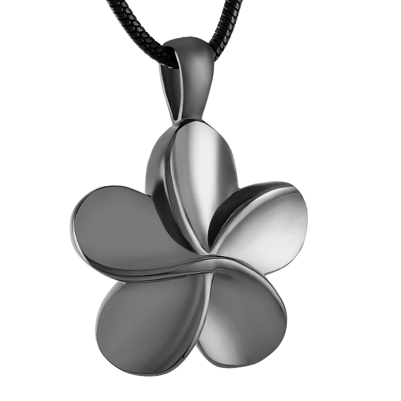 CMJ8026 Beautiful Flower Petal Stainless Steel Urn Pendant Cremation