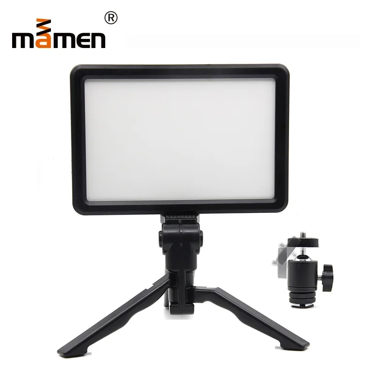 Mamen Camera Flash Light Photo Studio Light Dimmable Portable