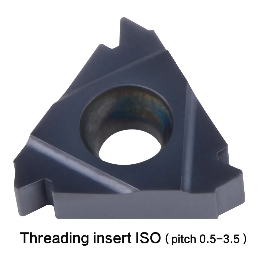 

ISO thread 06IR 08IR 11IR 16IR 16ER pitch 0.5 -3.5mm internal and extenal threading insert General pitch lathe thread tool