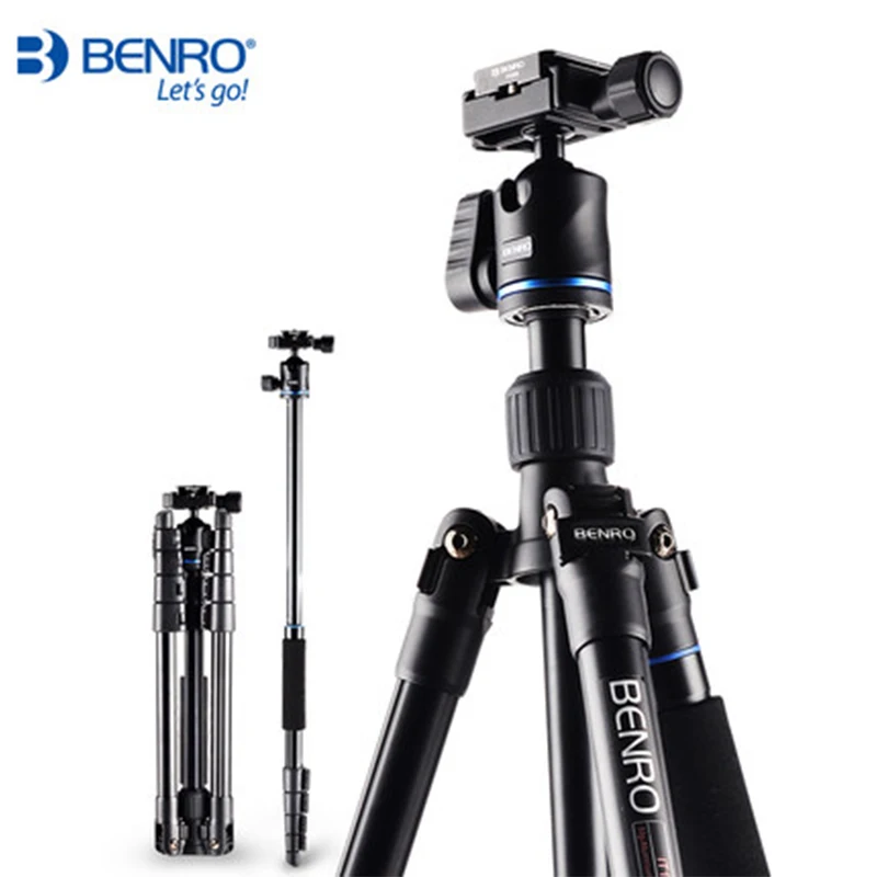 Benro IT15 Aluminum Lightweight Tripod Kit Mobile Table Tripod Monopod Video Ball Head Portable Camera Bracket