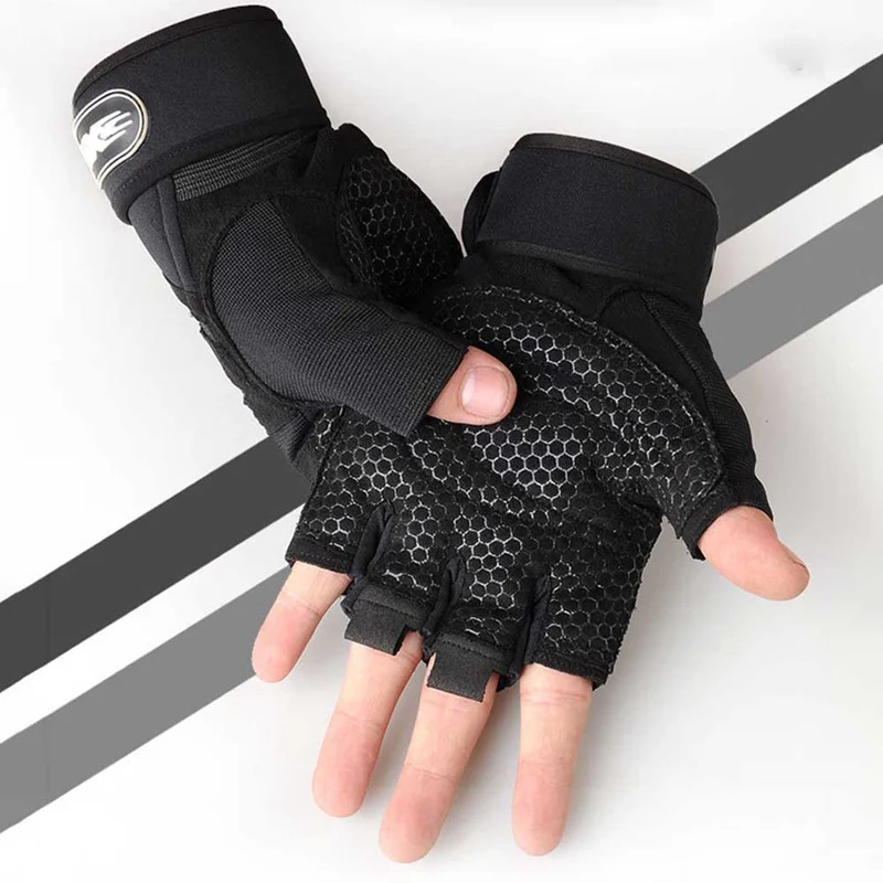 M-XL спортивные перчатки для спортзала упражнения Вес подъема перчатки для бодибилдинга Training Спортивные Перчатки для фитнеса