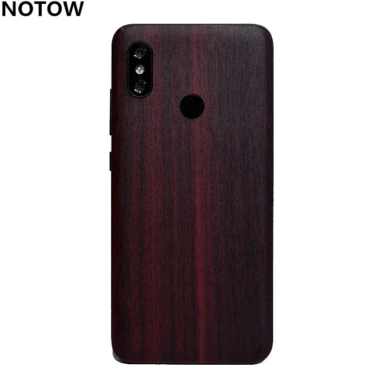 phone cases for xiaomi NOTOW Luxury  Wood Skin Phone Sticker protective film Back Body Decal Wrap Protective for XiaoMi CC9/CC9E/9/8/8se/8lite xiaomi leather case hard