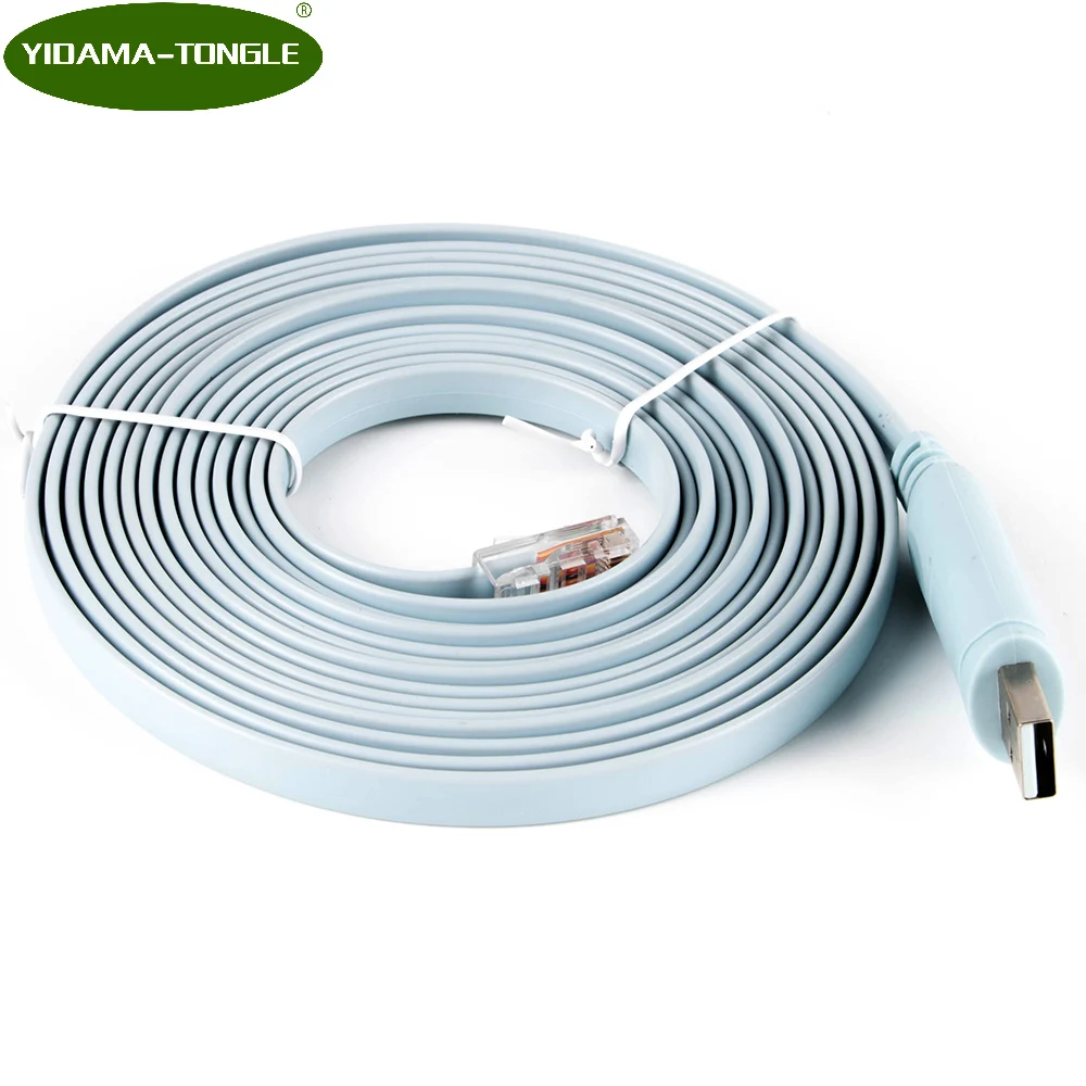 USB Консоль FTDI кабель переключатель к RJ45 RS232 последовательный 12 футов для