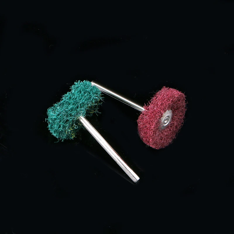 Kit De 6 Fraises Polisseuses En Caoutchouc Pour Composite Dentaire - Grits Grossier/moyen/fin - RA 2.35 Mm