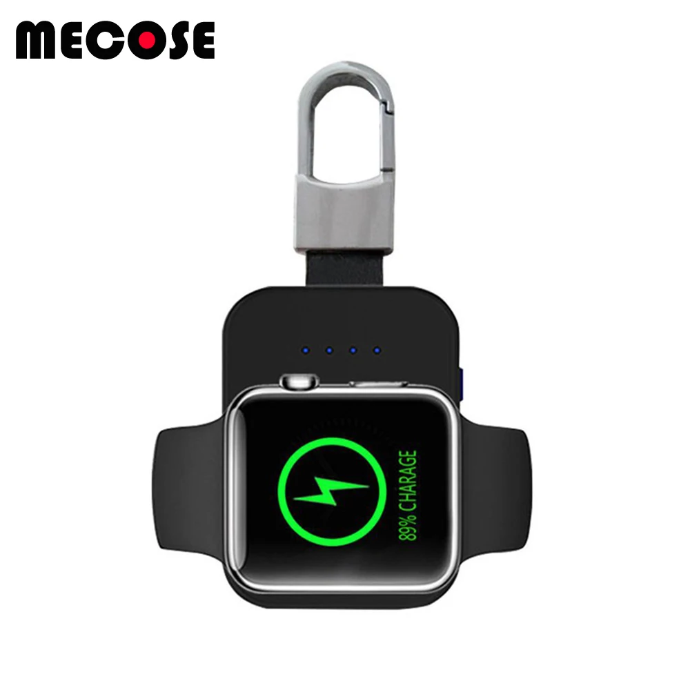 

2019 External Battery Pack QI Wireless Charger for Apple Watch 1 2 3 4 Wireless Charger Power Bank 950mah Portable Outdoor