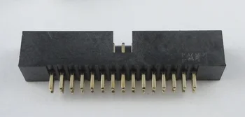 

10 Pcs 1.27mm x1.27 mm Box header 2x15 Pin 30 Pin dual rows Through Hole DIP type Straight Male Shrouded PCB IDC Socket