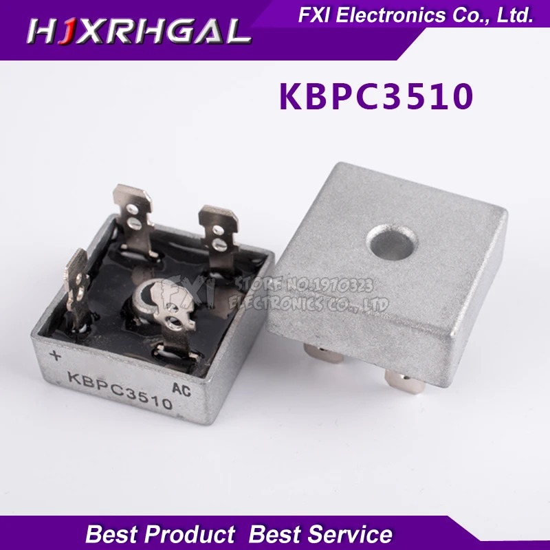 

2PCS KBPC3510 bridge rectifier 35A 1000V New original
