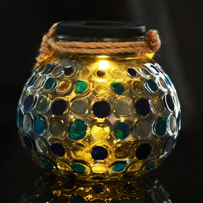 

1PC Glass Ball Solar Lights LED Color Changing Outdoor Garden Light Create Romantic Ambience For Kids Room Bar Garden Yard Light
