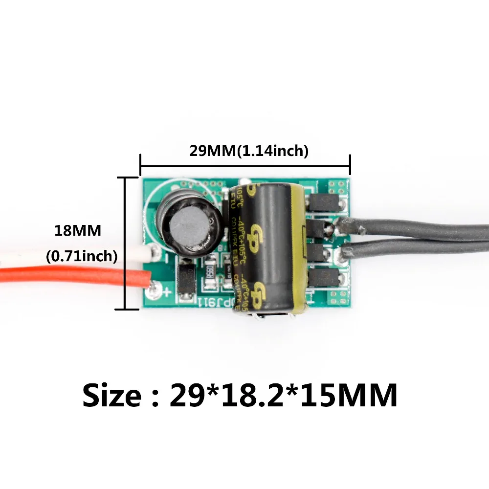 Светодиодный драйвер 3X3 Вт, 3X4 Вт, 10 Вт, 12 Вт, DC12-24V для Светодиодный источник питания, светильник с постоянным током напряжения, трансформатор, светодиодный светильник s