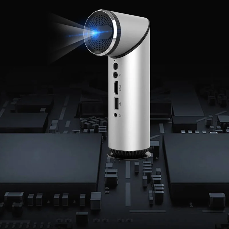 

Mini Projector 1080P Video DLP Wireless Projector with 2.4/5G WiFi Bluetooth Support HDMI USB LSMK99