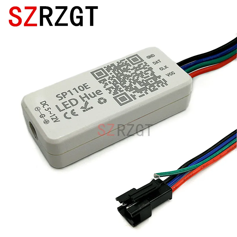SP110E Bluetooth пиксельный светильник контроллер с помощью приложения для смартфона