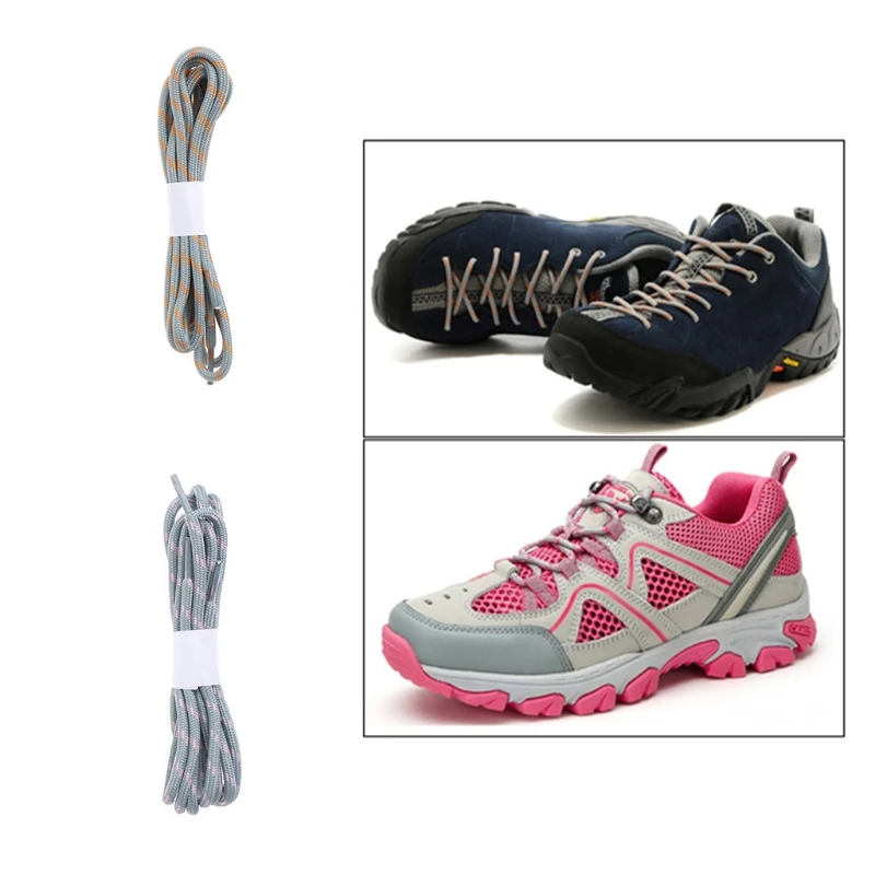

2018 Women Men Round Shoelace Anti Slip Overstriking Terylene 120cm New Suitable For Climbing Boot Outdoor Shoes