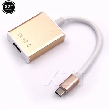 

1pcs USB 3.1 Type-C to HDMI 4K HDTV Adapter Cable Converter Type C to HDMI Cable For Macbook HDTV For Macbook Laptop newest