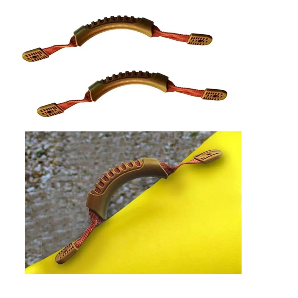 2 Pieces Kayak Canoe Luggage Carry Handle Webbing Hand Fitting Accessories