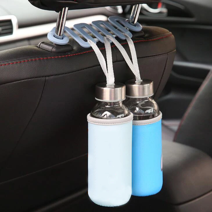 

New 2PCS Universal Car Back Seat Headrest Holder Hook for Bag Purse Grocery Storage Automobile Interior Accessories Hot Sale