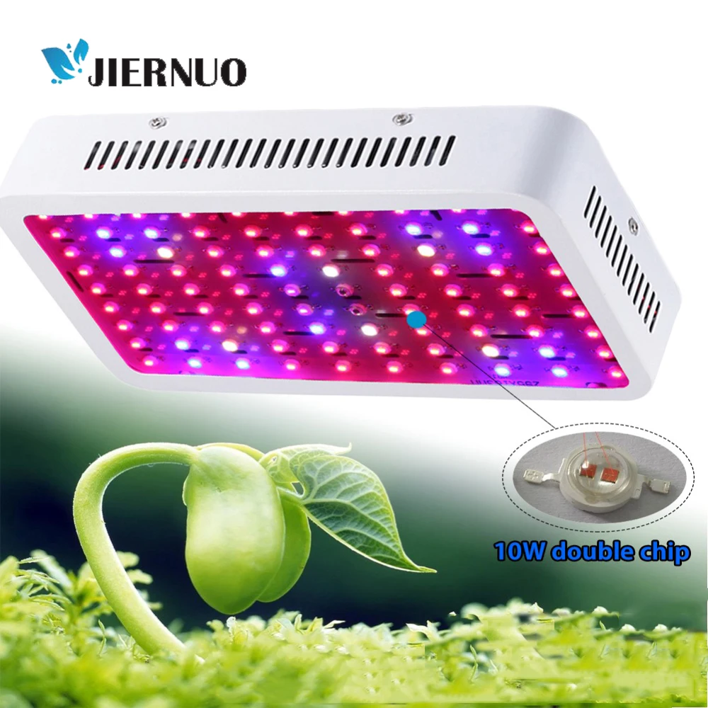 

JIERNUO LED Plant Grow Light Full Spectrum 600W 2000W 1200W 3000W Double Chips Tent Flower Bloom Light For Greenhouse Vegetables