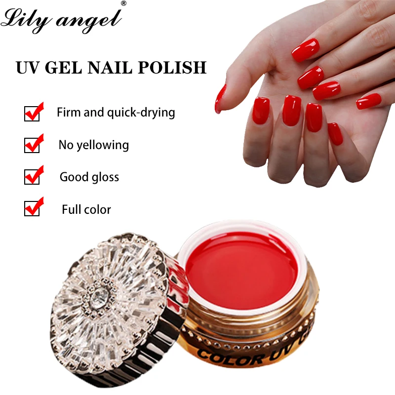  Lily Angel Nail Polish Art Set Color Gel Paint uv Nail Gel Soak 96 color Gel Paint uv Nail Gel