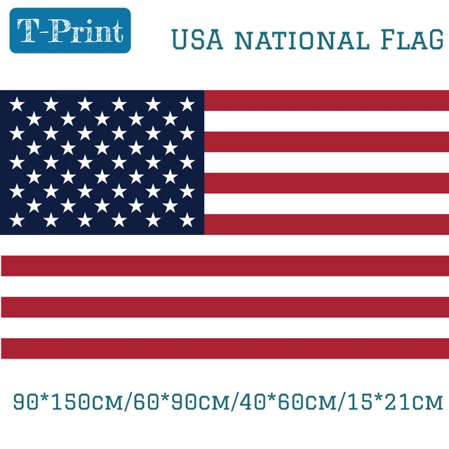 90*150cm 60*90cm 40*60cm 15*21cm 3*5 Ft Hanging Usa American