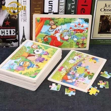 Danuyli Hot Sale 1pcs 24 Slice Small Piece Puzzle Toy Children Animals Wooden Jigsaw Puzzles Kids Educational Toys for Baby Danuyli Hot Sale 1pcs 24 Slice Small Piece Puzzle Toy Children Animals Wooden Jigsaw Puzzles Kids Educational Toys for Baby
