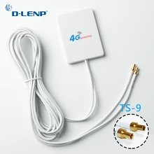 Dlenp 3G 4G External Antennas 4G LTE Antenna for Huawei 3G 4G LTE Router Modem Aerial with TS9 Connector with 3M Cable