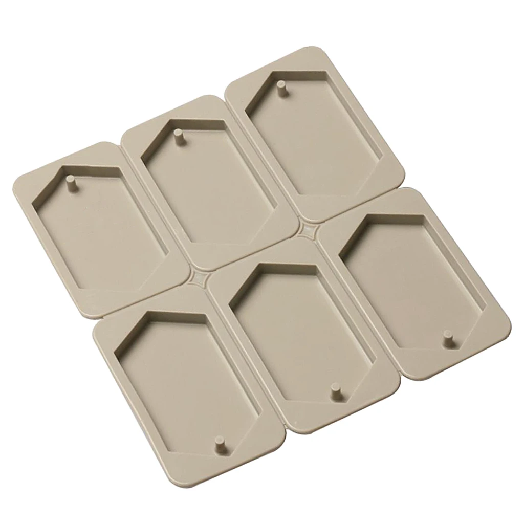6 OR 3 Cavity Silicone Aroma Dried Flower Tablet Mould DIY Wax Plaster Mold