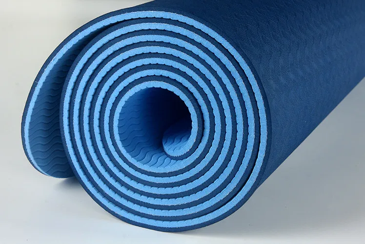 6 мм TPE йога коврик 183X61 см безвкусный Противоскользящий коврик высокой плотности для начинающих Йога Пилатес фитнес гимнастика баланс