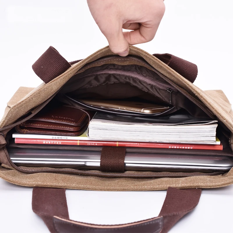 BLD брезентовый деловой портфель, повседневная сумка для ноутбука для мужчин, модная офисная сумка, повседневные мужские сумки на плечо