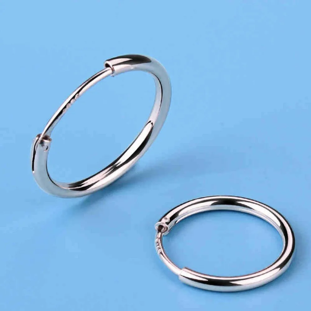 

Fashionable Simple Round Hoop Ear Men Earrings Lovely for Women Fashion Personalized Jewelry Birthday Gift