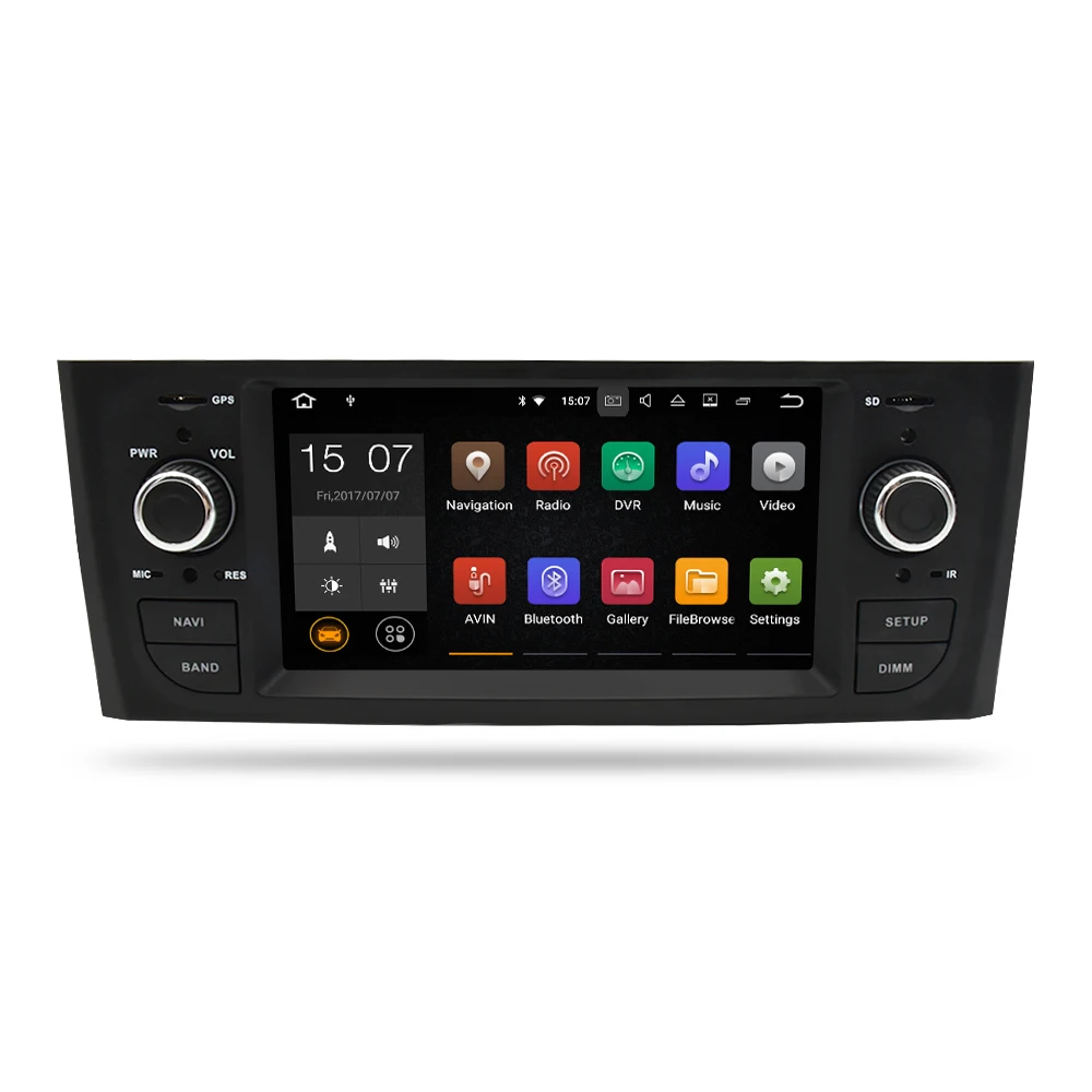 Android 7 1 2G RAM Auto Glonass GPS Navigation font b Car b font DVD Stereo