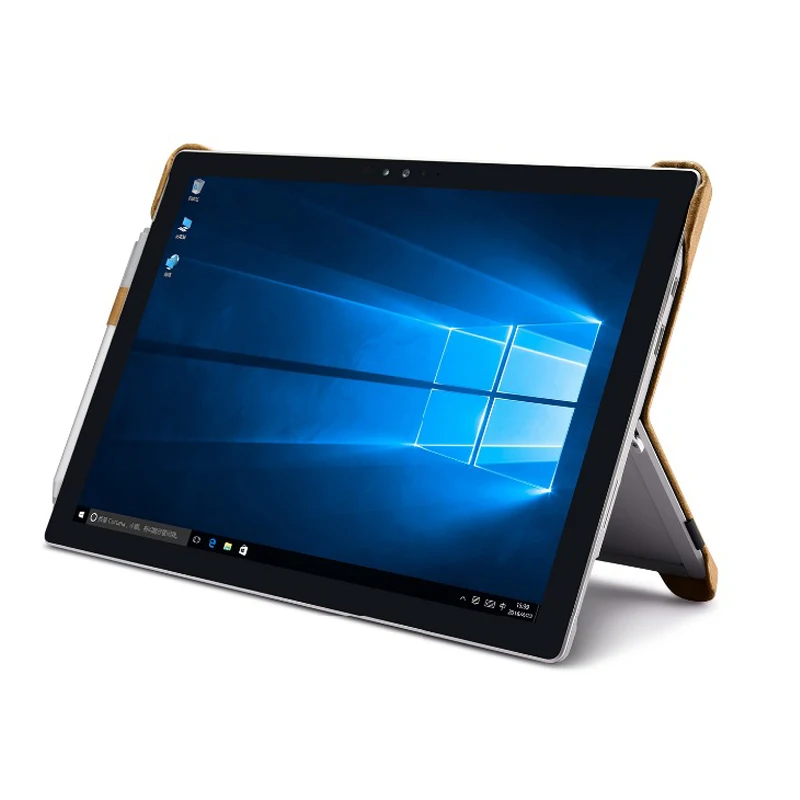 Чехол книжка из натуральной кожи для Microsoft Surface Pro 5 2017 роскошный умный чехол 4| |