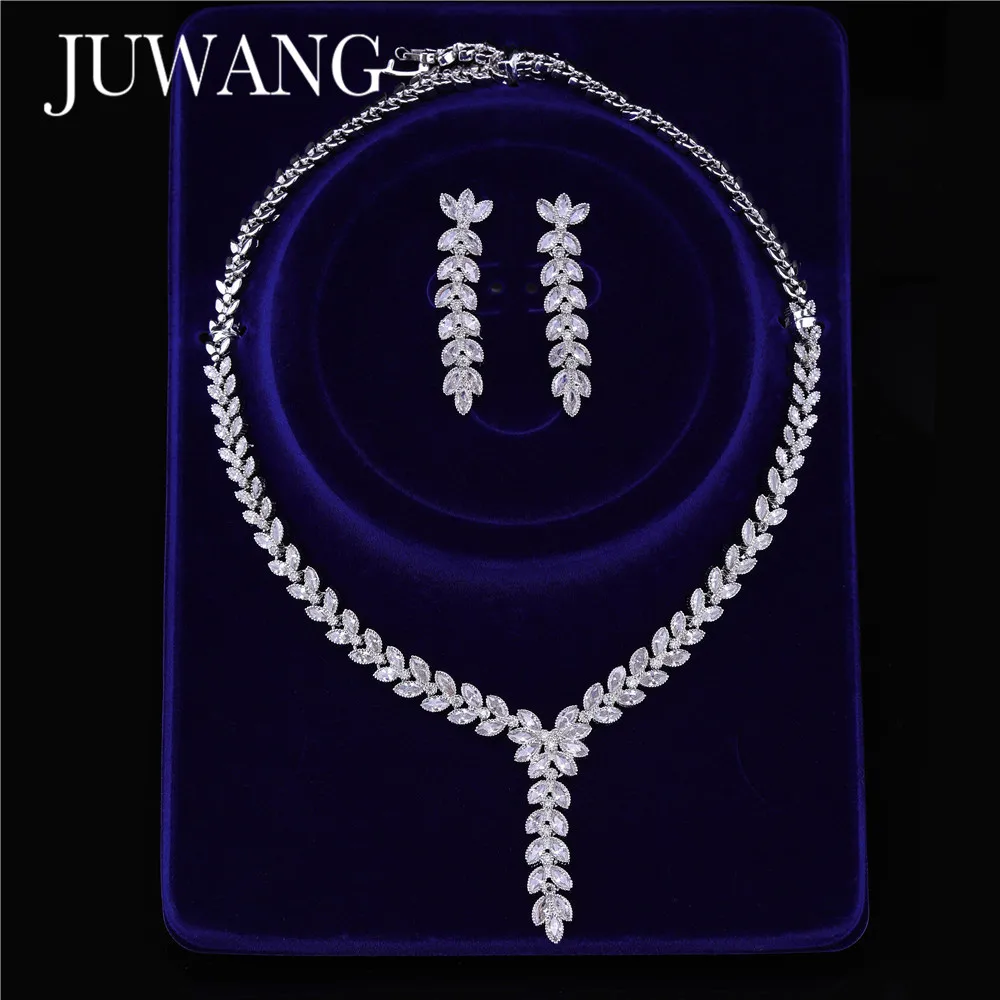 

Statement Crystal African Wedding Bridal Jewelry Dubai Jewelry Sets for Woman Cubic Zirconia Romantic Design Saudi Party Jewelry
