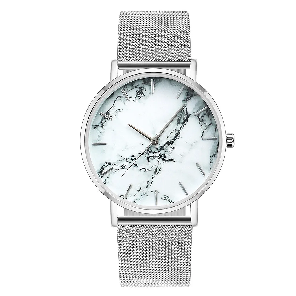 

2019 Casual Watch Women Gold Sliver Mesh Stainless Steel Watches Women Ladies Quartz Watch Analog Wristwatch Rosefield Watch Y10
