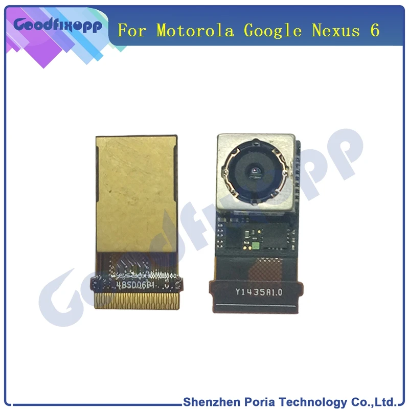 MT0008 For moto MOTO Google Nexus 6 XT1100 XT1103 100% New Original Back Rear Camera Big Main Camera Module Flex Cable(1)