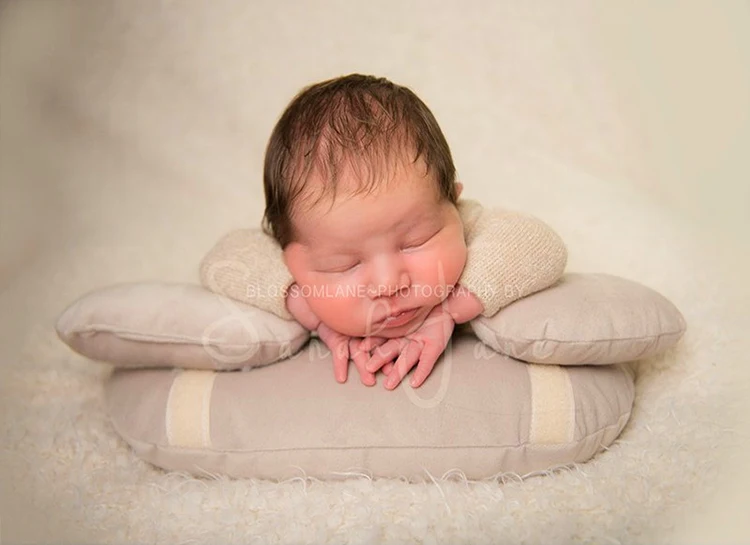Для фотосессии, Подушка 3 шт./компл. комбинезоны для новорожденных реквизит для фотосессии с застежкой-липучкой съемные подушки корзина наполнитель Fotografia подушки