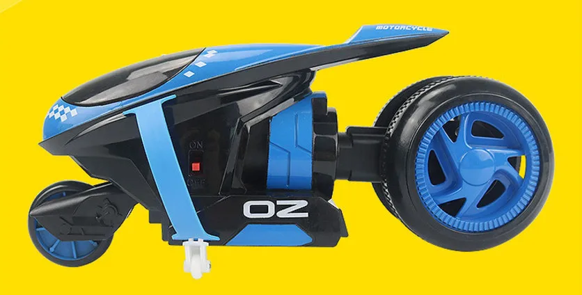 Крутые Мини RC игрушечные мотоциклы для мальчиков Детский подарок электрические игрушки Крытый открытый подарок - Цвет: Blue