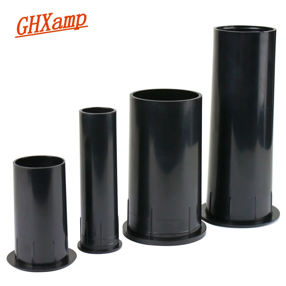 

GHXAMP 2 inch 4 inch 6.5 inch Speaker Inverted Tube Port Auxiliary BASS Subwoofer ABS Loudspeaker Guide Tube 2PCS