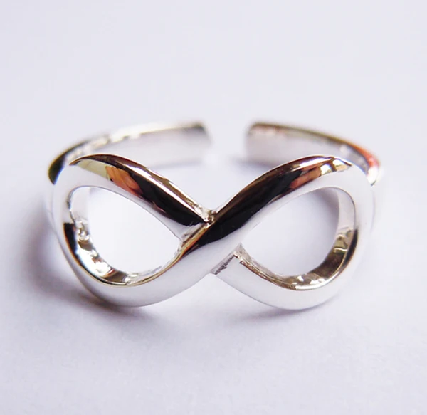 

Open Back Ajustable Ring Sterling Silver Infinity Toe Ring