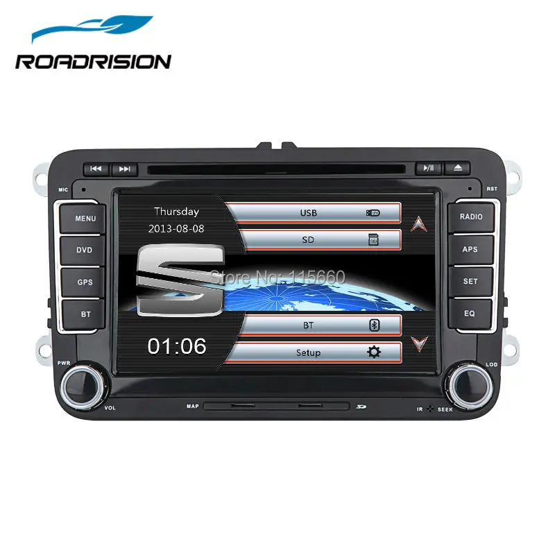 Автомобильный DVD плеер RoadRision с GPS навигацией и Bluetooth для VW Volkswagen Jetta Polo CC Bora Golf Tiguan