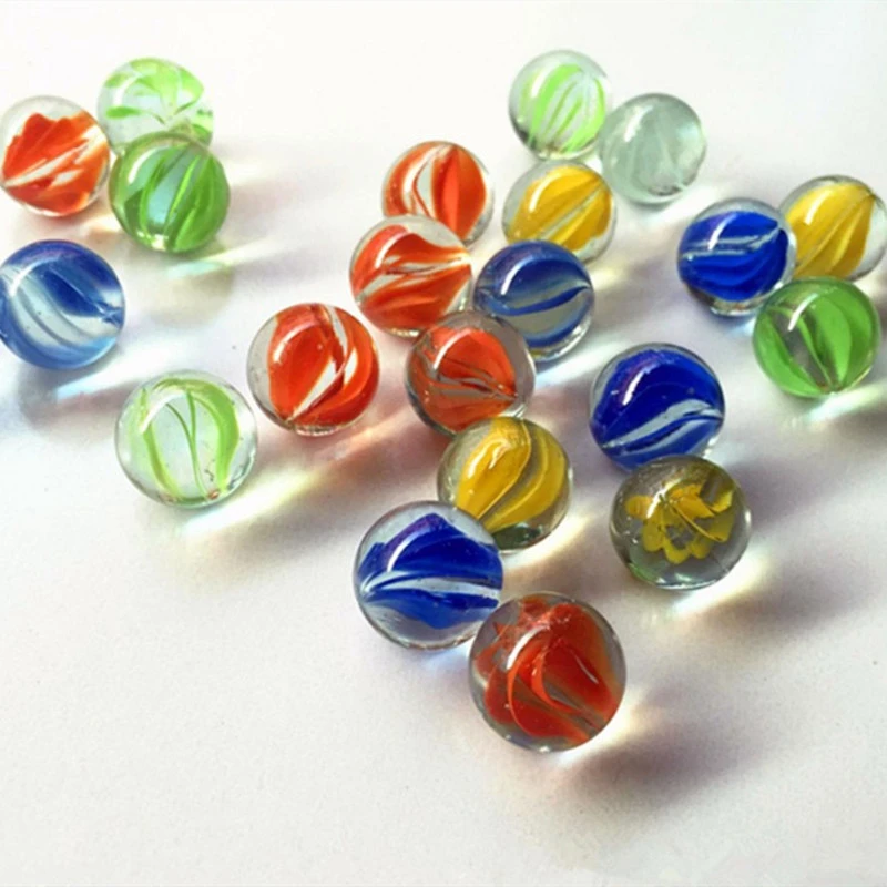 Wholesale 14mm Transparent Glass Beads Marbles Kid Toy Fish Tank Decorate