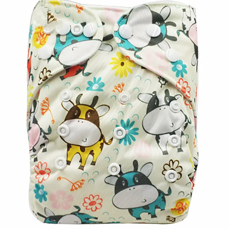 

Baby Washable Cloth Diapers Cover Children Adjustable Nappy Reusable Cloth Breathable Diapers Available for 0-2years 3-15kg Baby