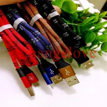 1 м плетеный нейлоновый Алюминий сплав Micro 5pin USB кабель аксессуар связки для Samsung для LG телефона Android