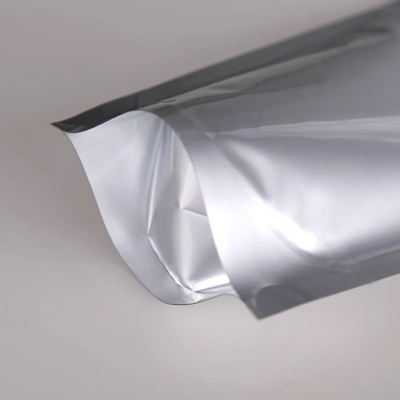 100 шт 50 20 алюминиевая вакуумная сумка 9*13 см Ziplock молния замок Упаковка для