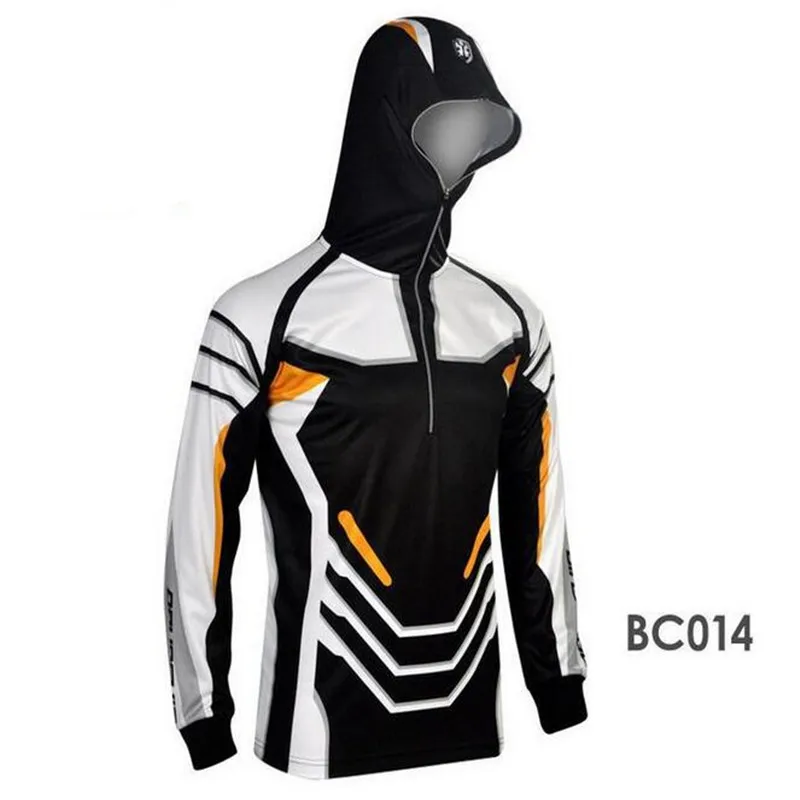 

2017Summer style Brands Men Professional Clothes Fishing Anti UV Anti mosquit Breathable Quick-drying homme Hooded Fishing Shirt