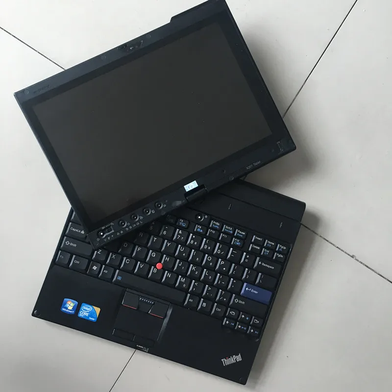 Авто Диагностический ноутбук thinkpad x201 планшет i7 4g сенсорный экран б/у можно выбрать hdd с батареей для mb c4 c5 для bmw