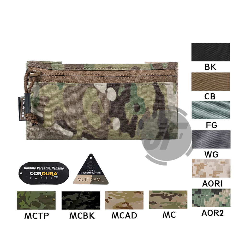 

Emerson Tactical Lightweight Invader Utility Pouch Hook & Loop EmersonGear 7" x 4" Flat Accessories Pocket Compact Stowed Bag