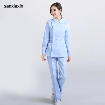 

Medical Scrub Sets Hospital Surgical Clothing Sets Doctors Nurse Uniform Dental Clinic Workwwear Clothes Lab Gown Fashion Design